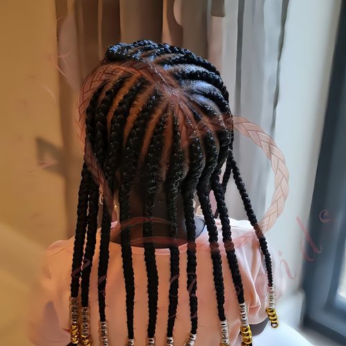Canerow pattern braids hairstyle